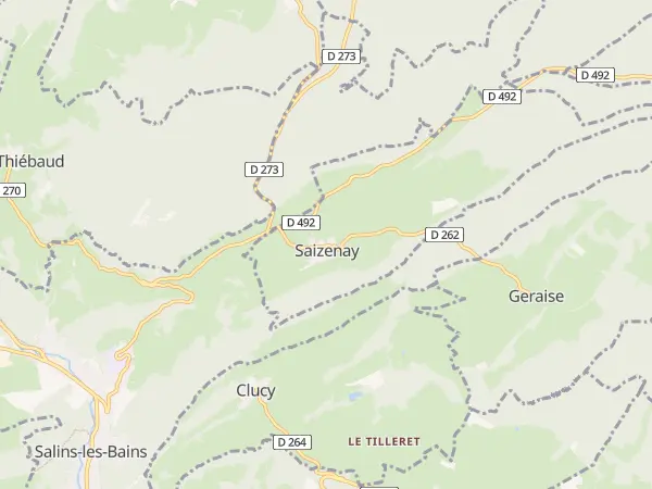 Plan de Saizenay