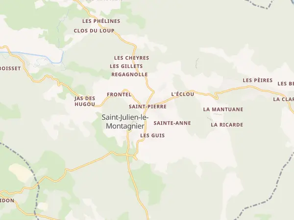 Plan de Saint-Julien