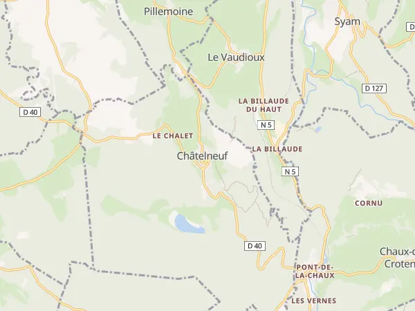 Plan de Châtelneuf