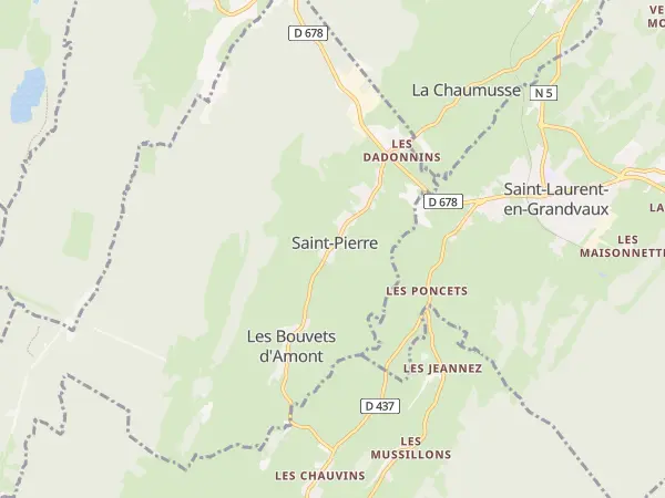 Plan de Saint-Pierre