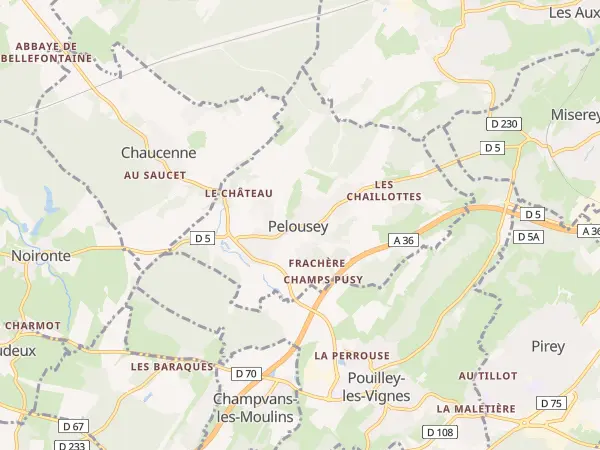 Plan de Pelousey