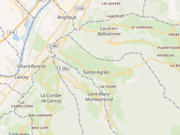 Plan de Sainte-Agnès