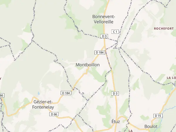 Plan de Montboillon