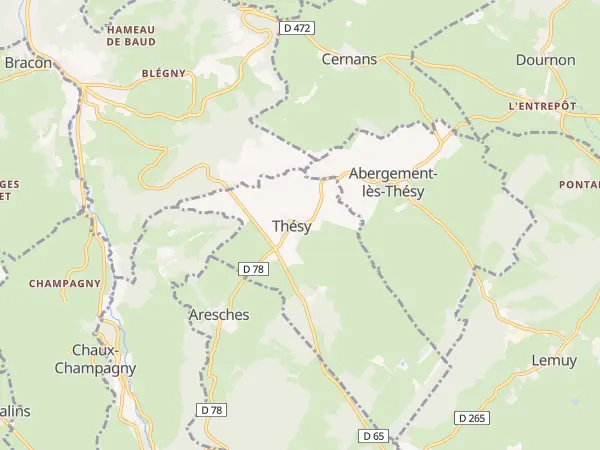 Plan de Thésy