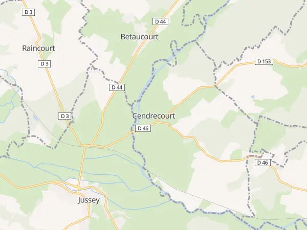 Plan de Cendrecourt