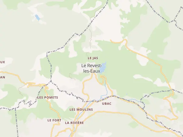 Plan du Revest-les-Eaux