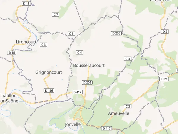 Plan de Bousseraucourt