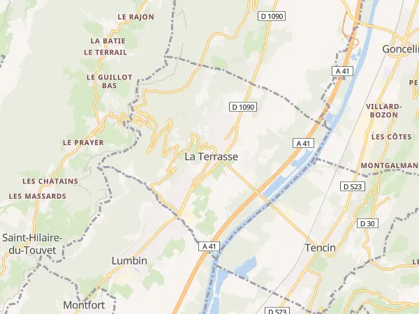 Plan de La Terrasse