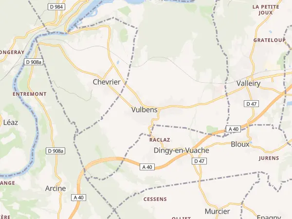 Plan de Vulbens