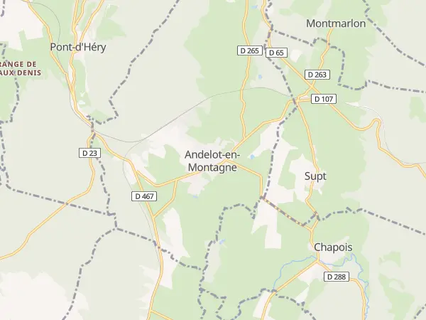 Plan de Andelot-en-Montagne