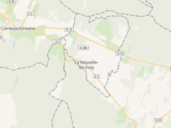 Plan de La Neuvelle-lès-Scey