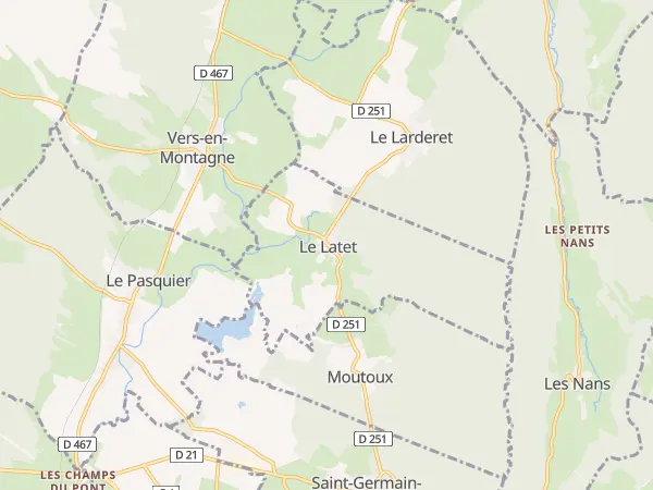 Plan du Latet