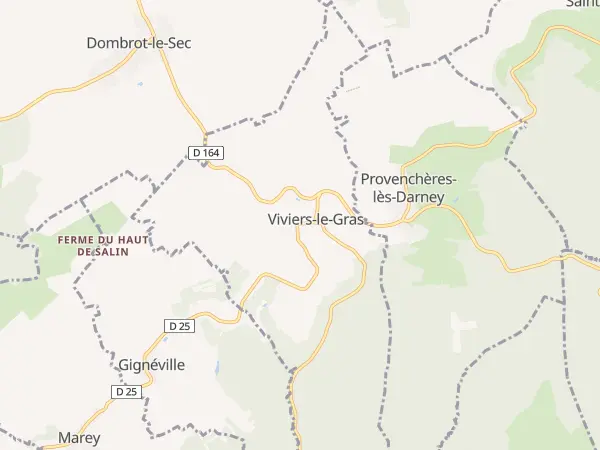 Plan de Viviers-le-Gras