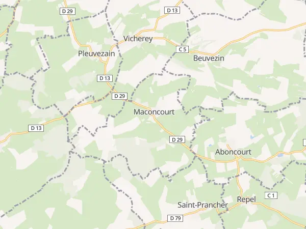 Plan de Maconcourt