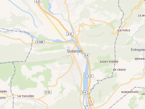 Plan de Sisteron