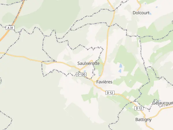 Plan de Saulxerotte
