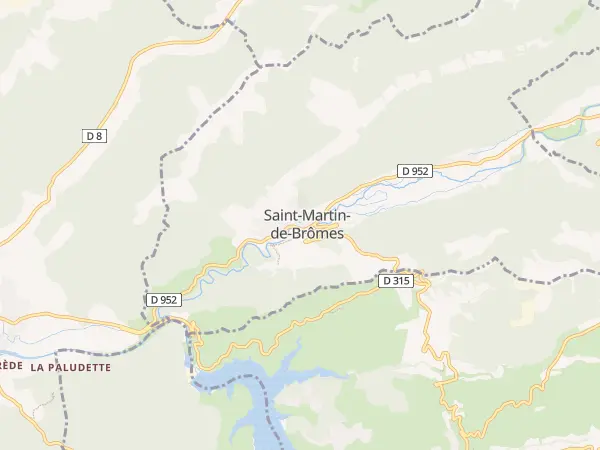 Plan de Saint-Martin-de-Brômes