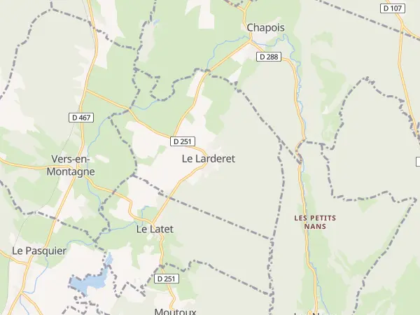 Plan du Larderet