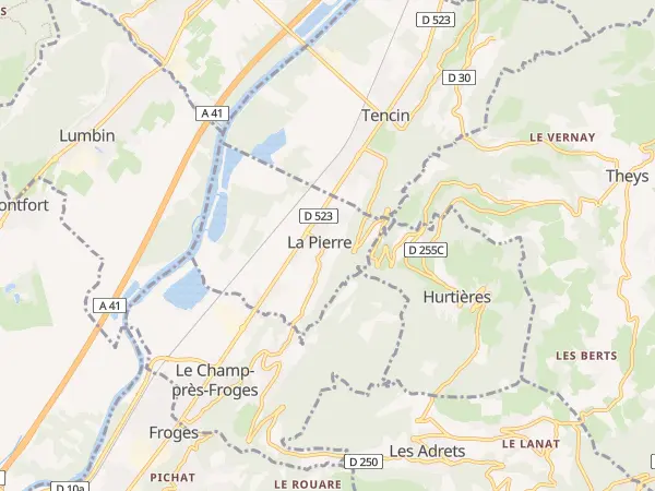 Plan de La Pierre