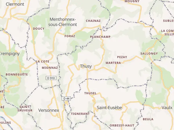 Plan de Thusy