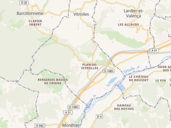 Plan de Vitrolles