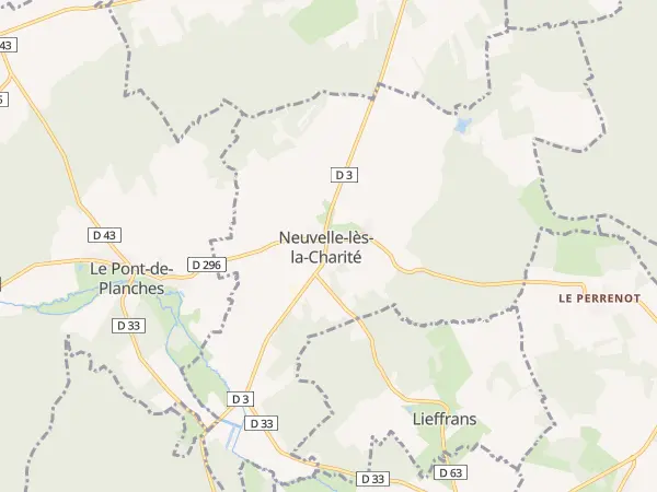 Plan de Neuvelle-lès-la-Charité
