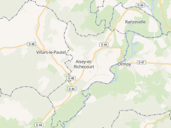 Plan de Aisey-et-Richecourt