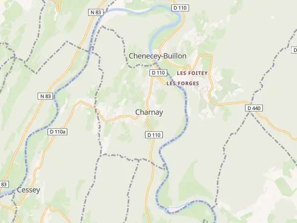 Plan de Charnay