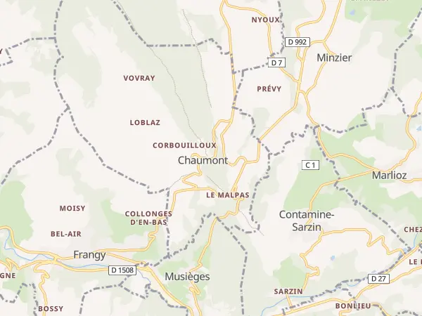 Plan de Chaumont