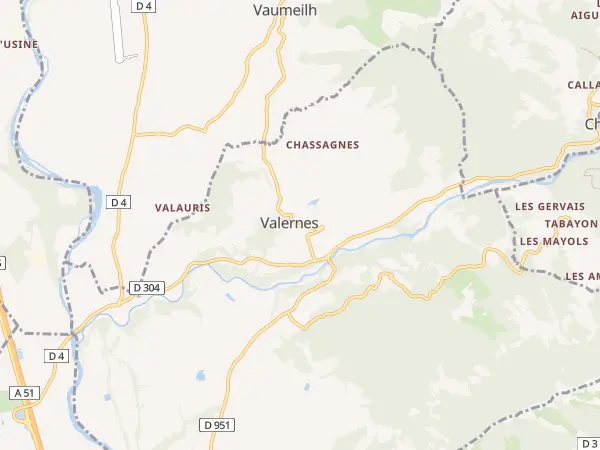 Plan de Valernes
