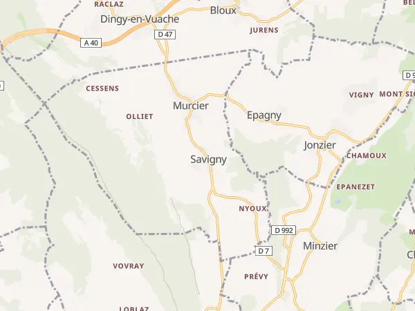 Plan de Savigny