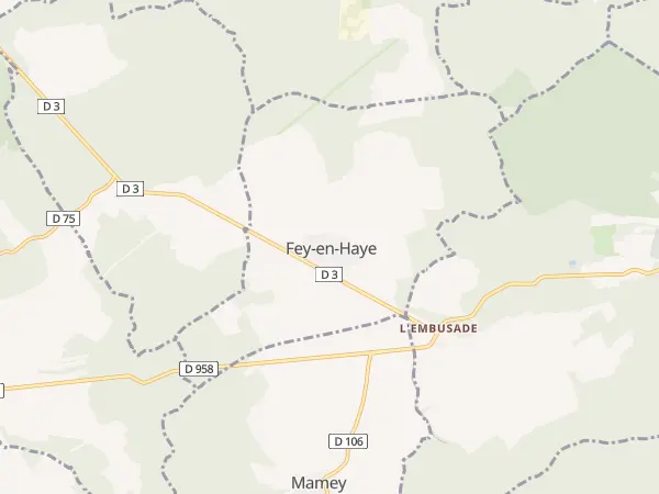 Plan de Fey-en-Haye