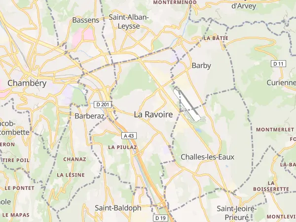 Plan de La Ravoire