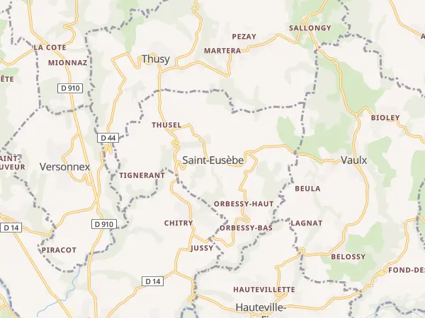 Plan de Saint-Eusèbe