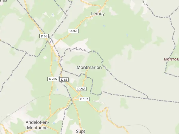 Plan de Montmarlon
