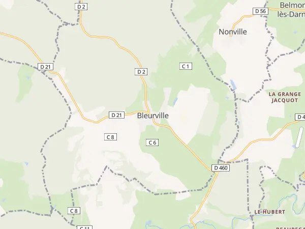 Plan de Bleurville