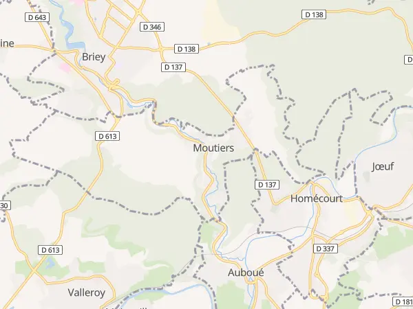 Plan de Moutiers
