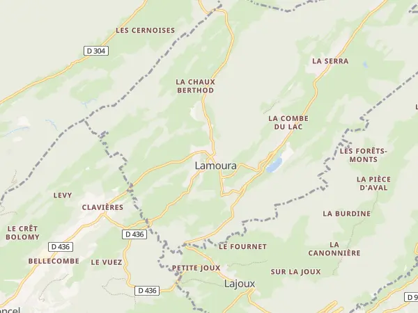 Plan de Lamoura