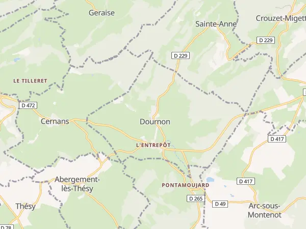 Plan de Dournon