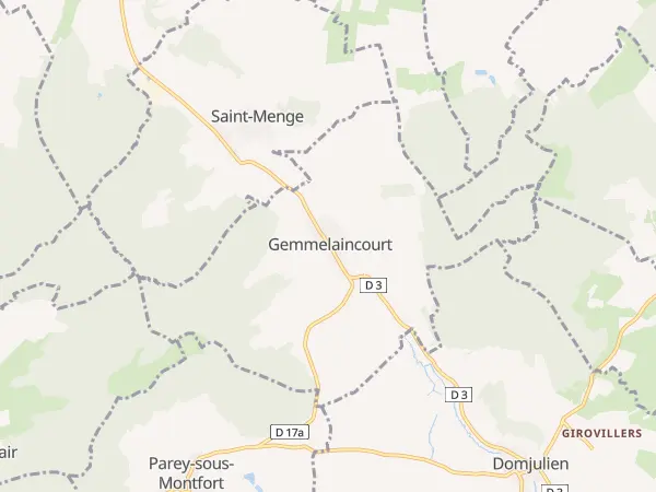 Plan de Gemmelaincourt