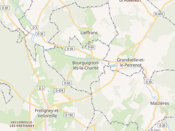 Plan de Bourguignon-lès-la-Charité