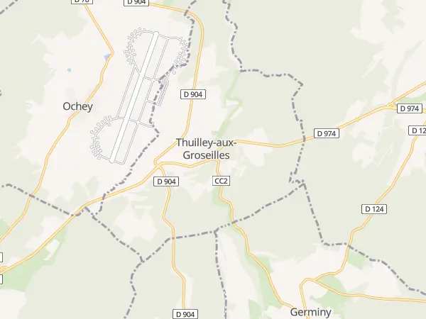 Plan de Thuilley-aux-Groseilles
