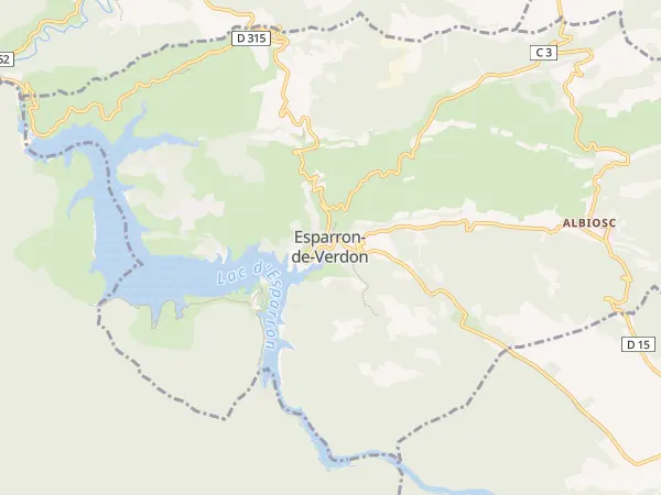 Plan de Esparron-de-Verdon