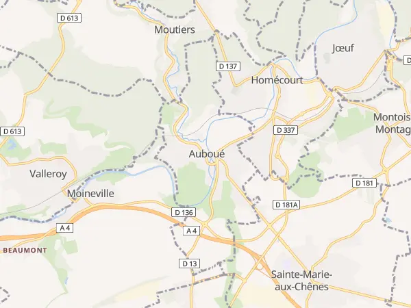 Plan de Auboué