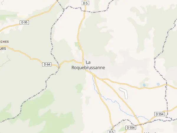 Plan de La Roquebrussanne