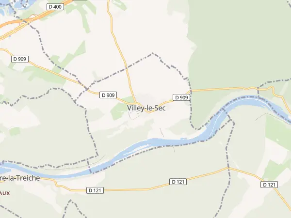 Plan de Villey-le-Sec