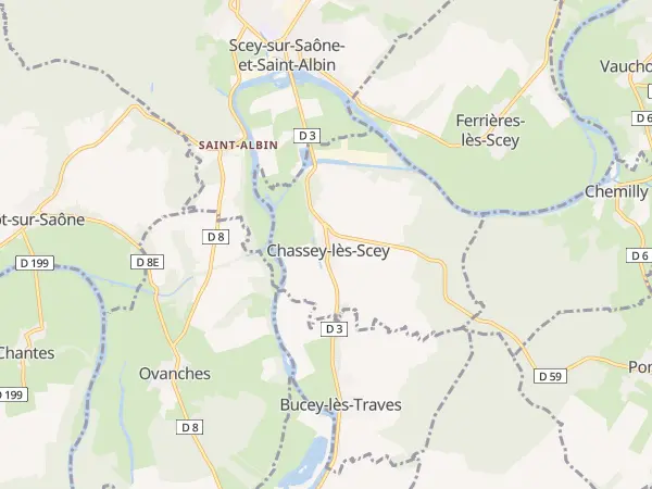 Plan de Chassey-lès-Scey