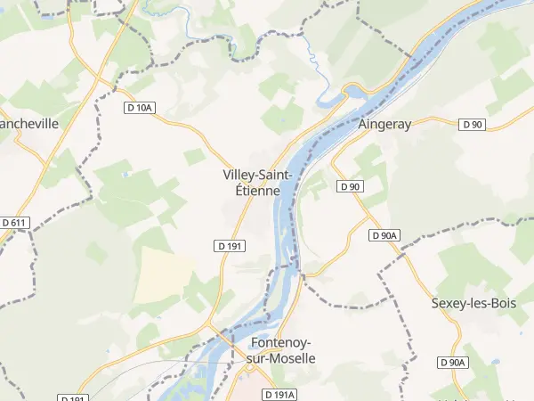 Plan de Villey-Saint-Étienne
