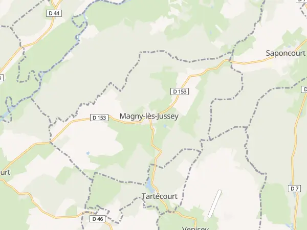 Plan de Magny-lès-Jussey