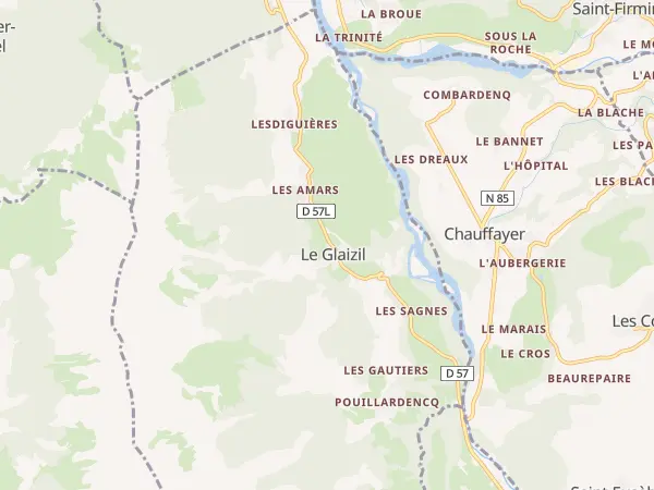 Plan du Glaizil